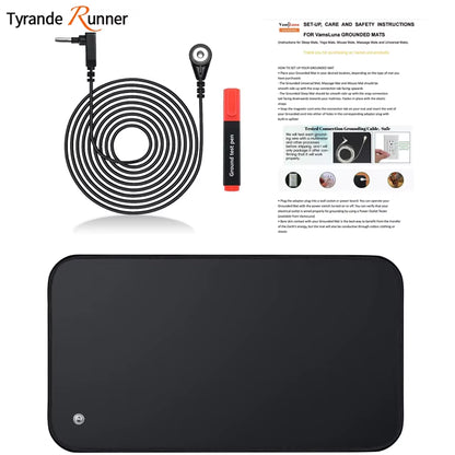 30X60CM Earthing Mat Grounding，Pad Grounding Mat for Desk for Improves Sleep,Enhanced Circulation,Reduces Inflammation & Pain