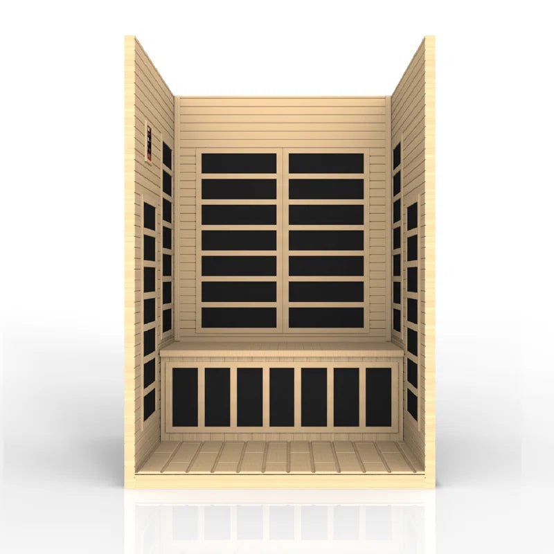 Dynamic Infrared Santiago 2 - Person FAR Infrared Sauna in Hemlock