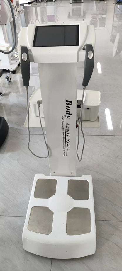 Professional Intelligent Human Body Fat Scale Element Health Analyzer Machine Printer Body Composition with Result Sheet