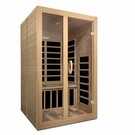 Dynamic Infrared Santiago 2 - Person FAR Infrared Sauna in Hemlock
