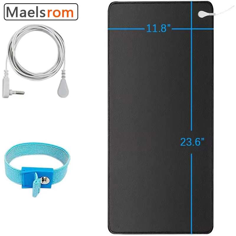 Grounding Mat Comfortable PU Grounding Pad Healthy Balance Grounding Mat for Improve Your Sleep Patterns and Relieve Anxiety