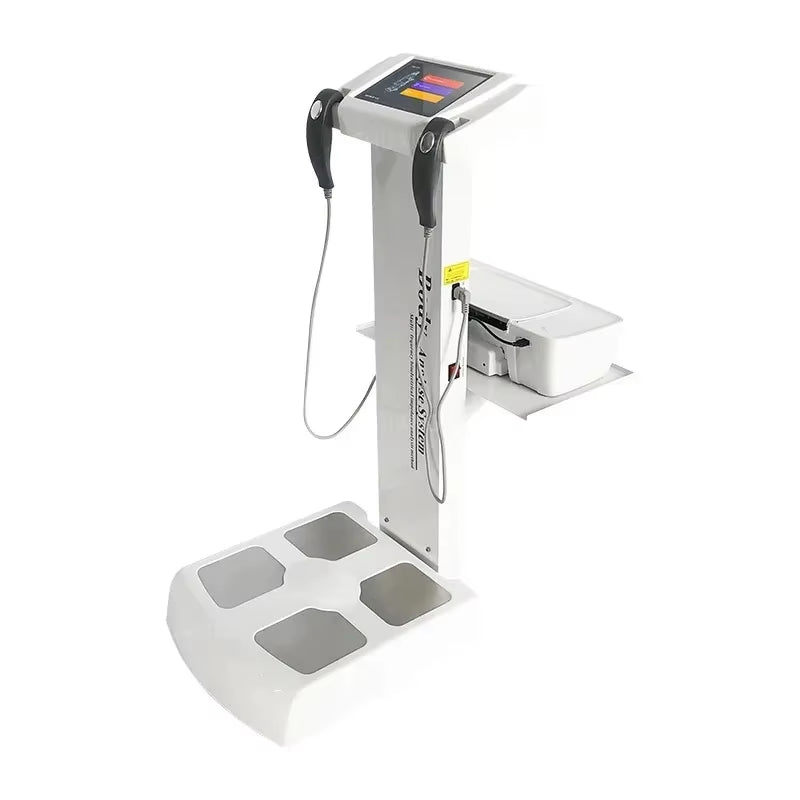 Professional Intelligent Human Body Fat Scale Element Health Analyzer Machine Printer Body Composition with Result Sheet