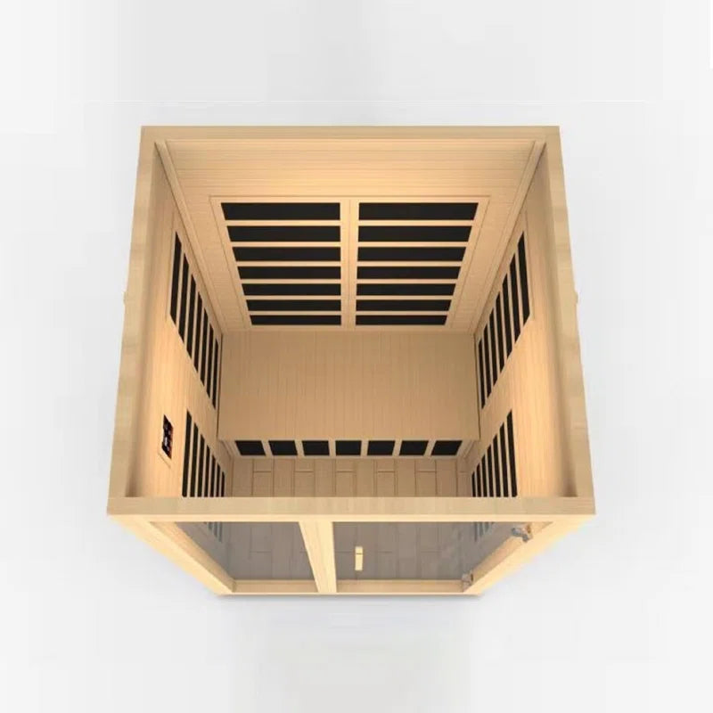 Dynamic Infrared Santiago 2 - Person FAR Infrared Sauna in Hemlock